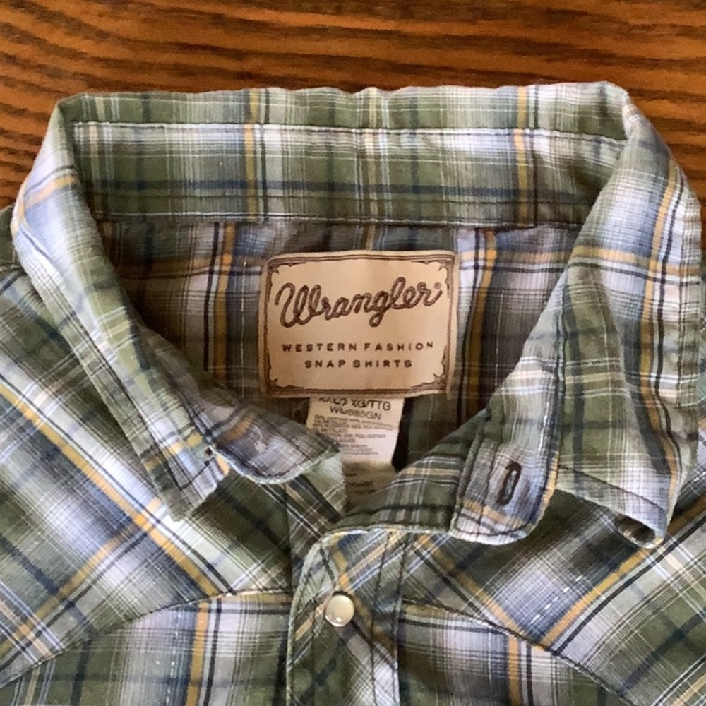 Wrangler western snap shirt XXL